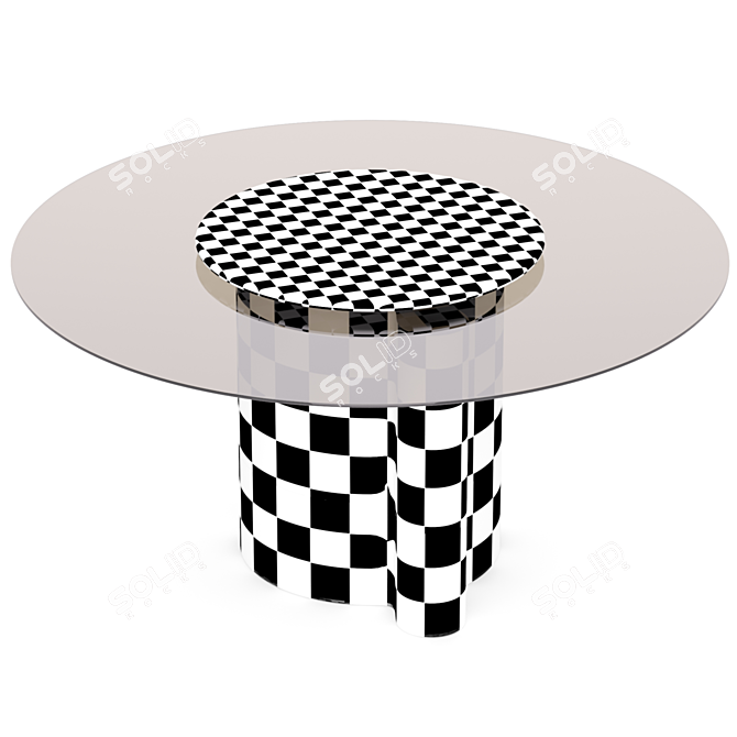 Formitalia MARYGOLD Glass Table 3D model image 4