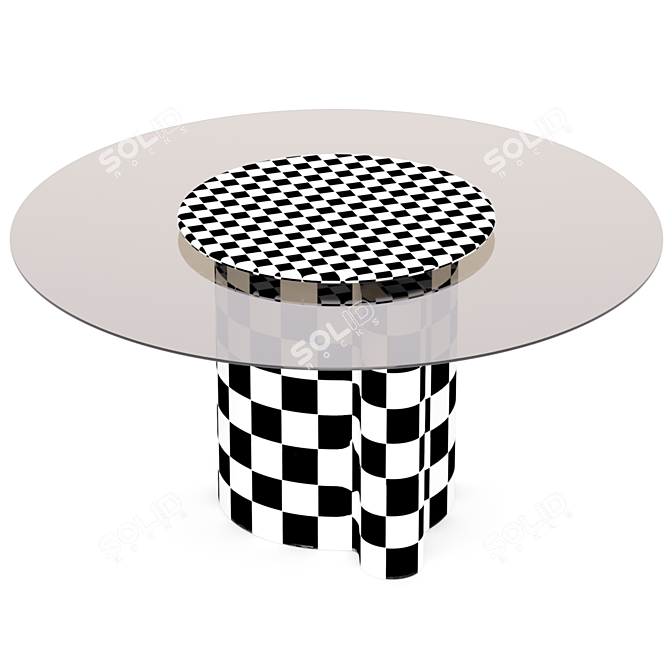 Formitalia MARYGOLD Glass Table 3D model image 9