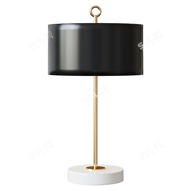 Title: Gramercy Antero Table Lamp 3D model image 1