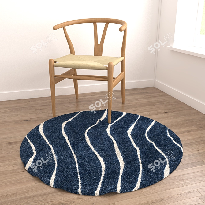 Round Rugs Set - Versatile and Realistic 3D model image 4