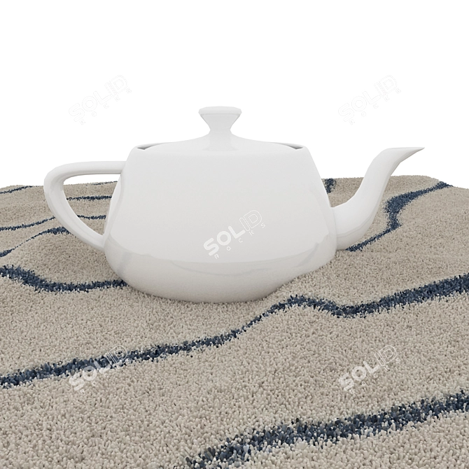 Round Rugs Set - Versatile and Realistic 3D model image 6