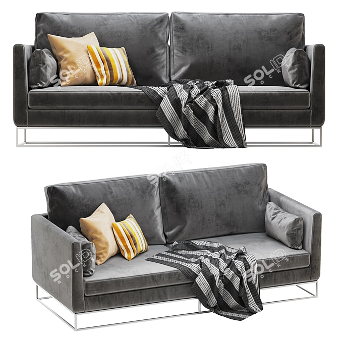 GUADARTE Z-8196 
Modern Sofa, UV Mapped 3D model image 2