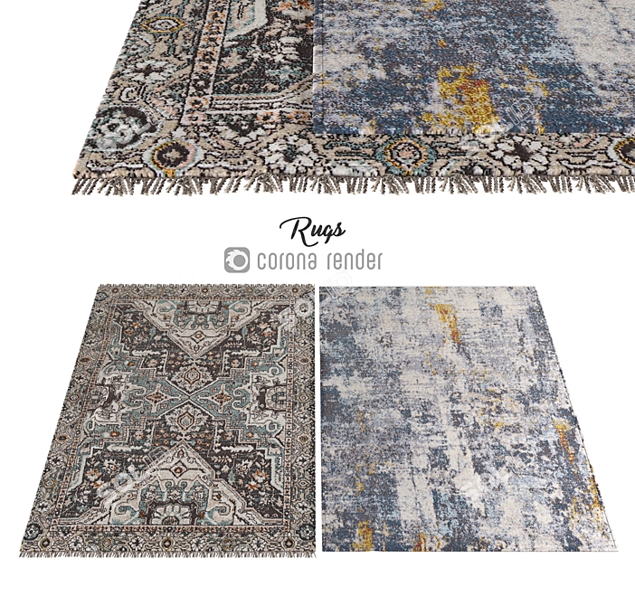 Plush Paradise Carpets 3D model image 1