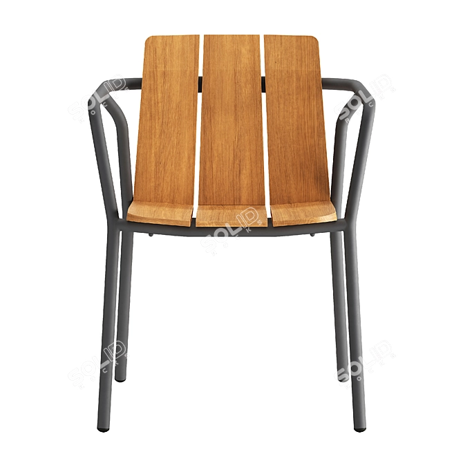 Title: Blu Dot Offline Outdoor Chair 3D model image 2