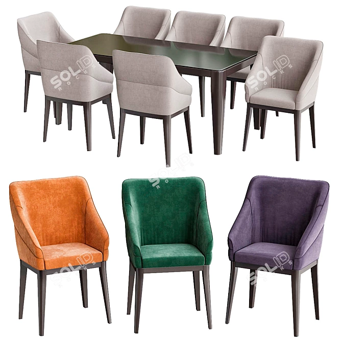 Eleganza Minerva: The Ultimate Relaxation 3D model image 1