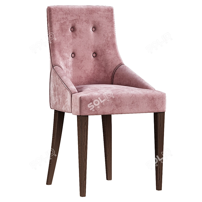 Elegant Chloe Chair- Porada's Finest 3D model image 1