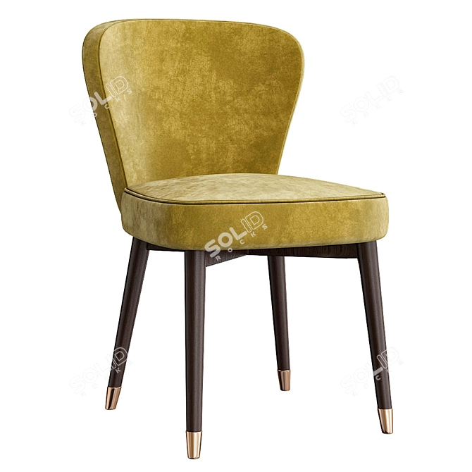 Elegant Olivia Chair 3D model image 1