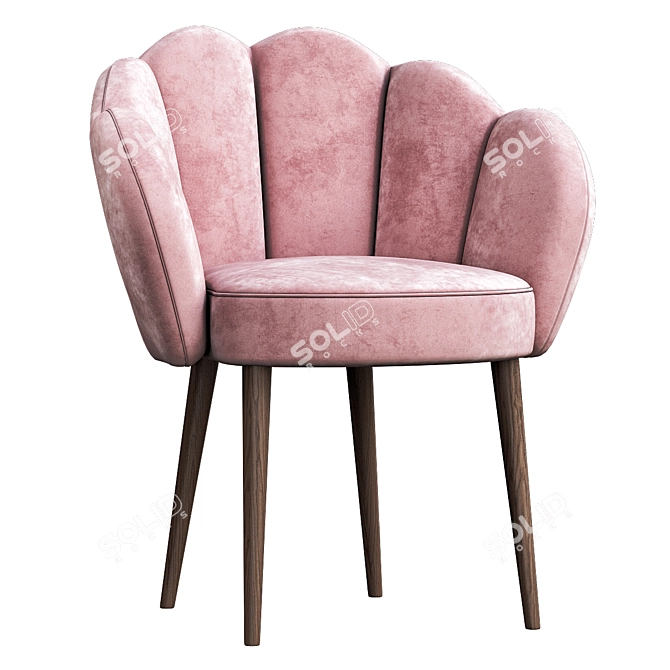 Blossom Bliss Daisy Chair 3D model image 1