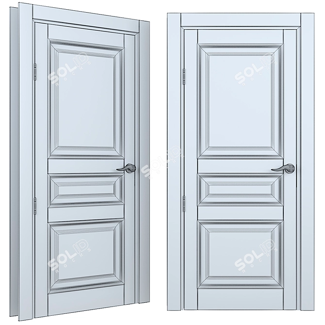 LIGNUM Wooden Doors 3D model image 3