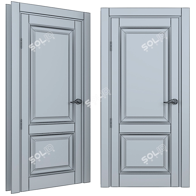 LIGNUM Modern Doors 3D model image 7