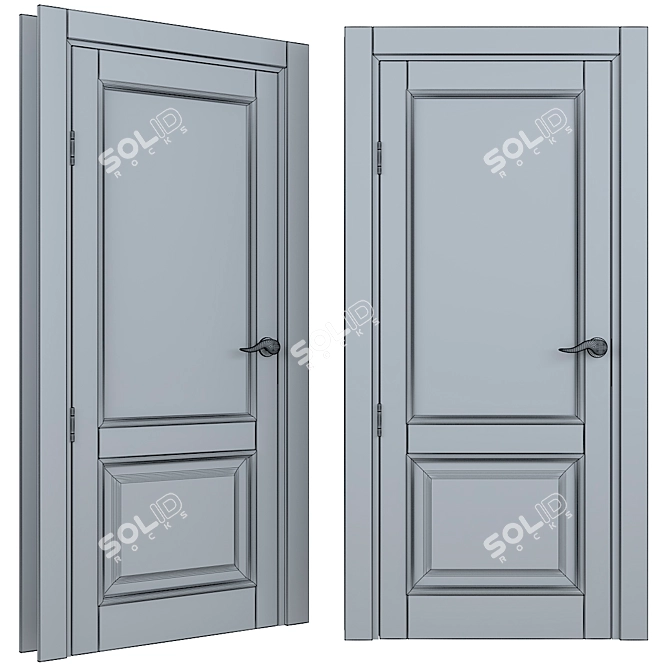 LIGNUM Customizable Doors: Realistic 3DS Max Models 3D model image 3