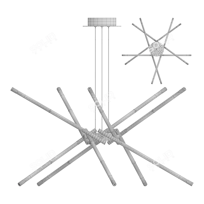 Lampatron VALA 10 LED Pendant 3D model image 4