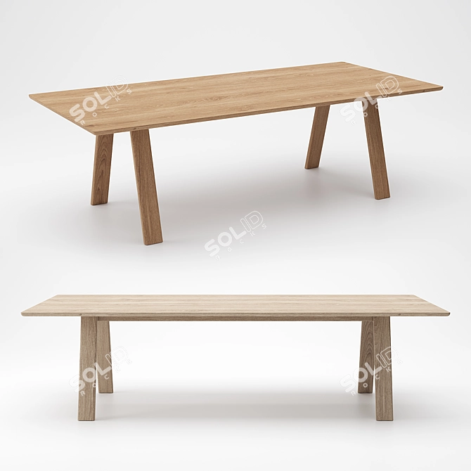 Contemporary BN_Jardan Flo Dining Tables 3D model image 1