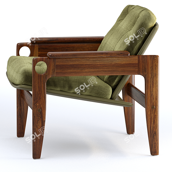 Elegant Renata Armchair: Stylish and High-Quality 3D model image 2