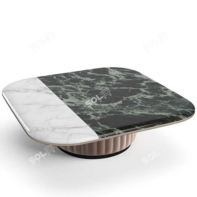 Elegant Visionnaire Miller Marble Set 3D model image 4