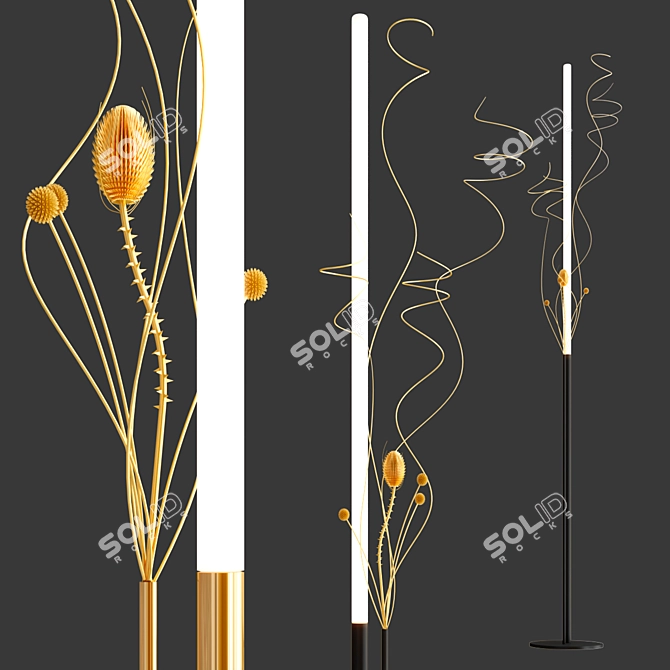 Ognidove LED Cordless Floor Lamp 3D model image 1