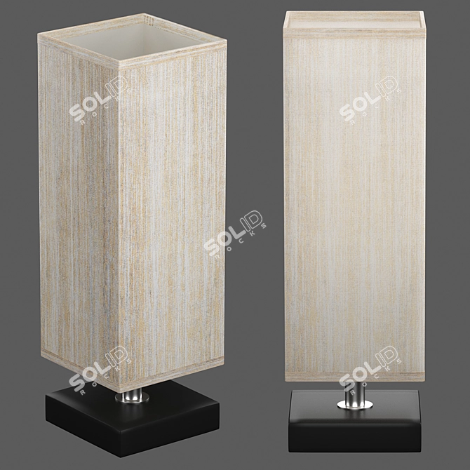 Contemporary  Wood  Table  Lamp 3D model image 1