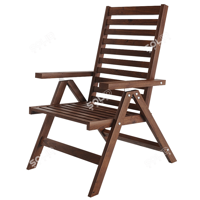 IKEA Applaro Armchair: Stylish, Comfortable, Versatile 3D model image 5