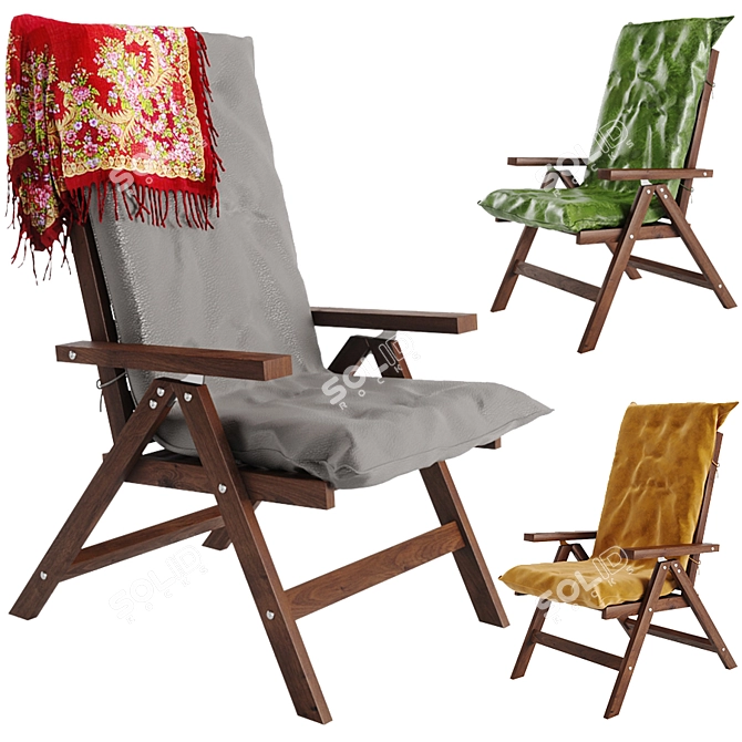 IKEA Applaro Armchair: Stylish, Comfortable, Versatile 3D model image 7