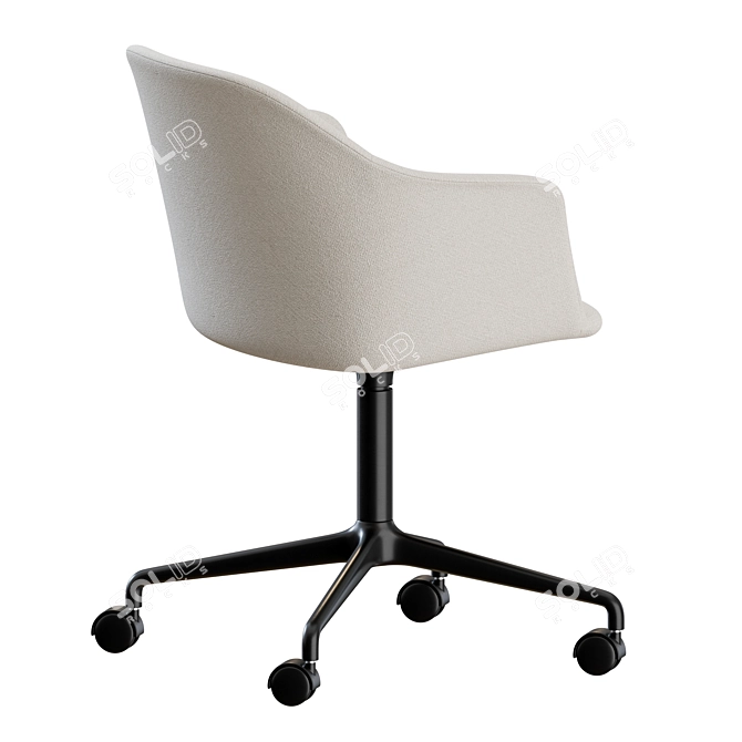 Modern Elegance: Rely HW50 Armchair 3D model image 7