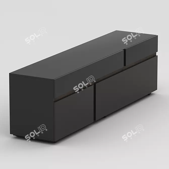 Modern Minimalist Carlo Colombo Buffet 3D model image 1