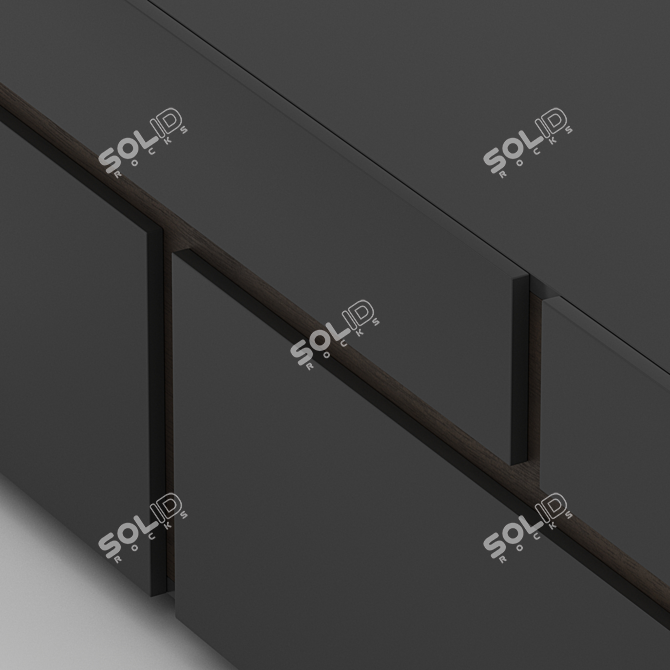 Modern Minimalist Carlo Colombo Buffet 3D model image 2