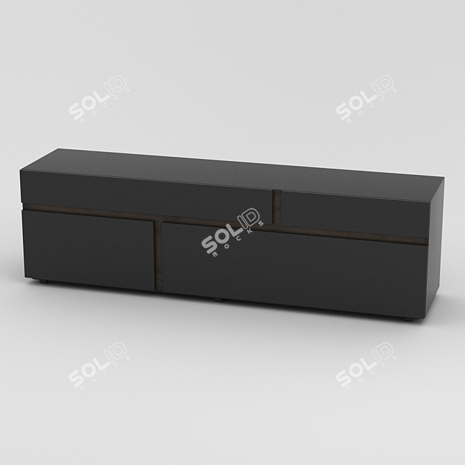 Modern Minimalist Carlo Colombo Buffet 3D model image 3