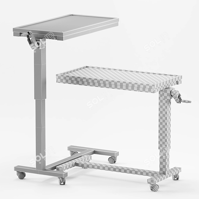 Versatile Cardiac Table: Advanced Hospital Equipment 3D model image 4