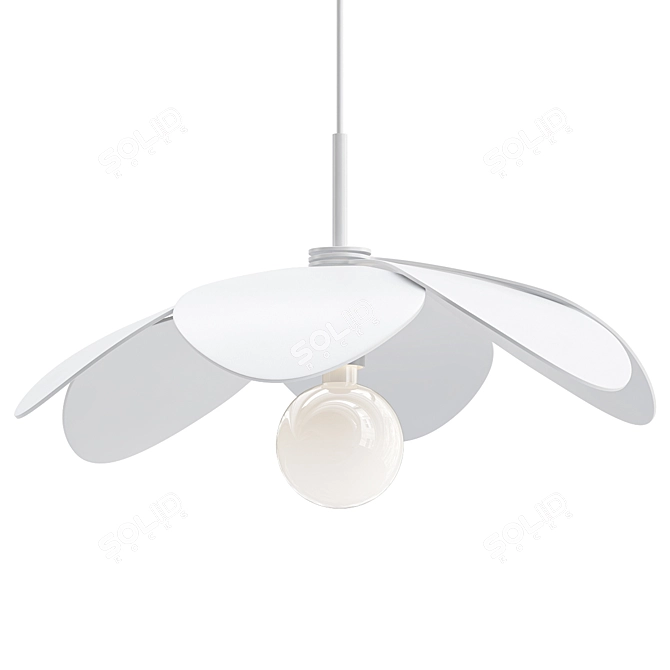 Elegant Bloom Pendant Light 3D model image 1