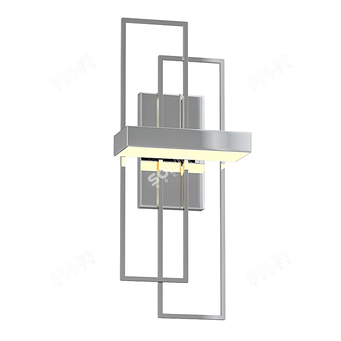 Floating Frames LED Wall Sconce 3D model image 1