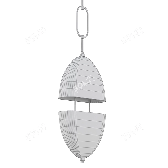  Lunar Glow Pendant Light 3D model image 2