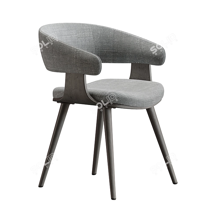 Heiman La Forma Chair: Modern Style and Comfort 3D model image 1