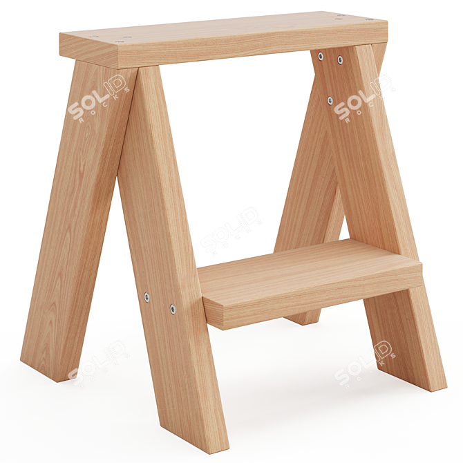 AA Step Stool: Compact & Versatile 3D model image 1