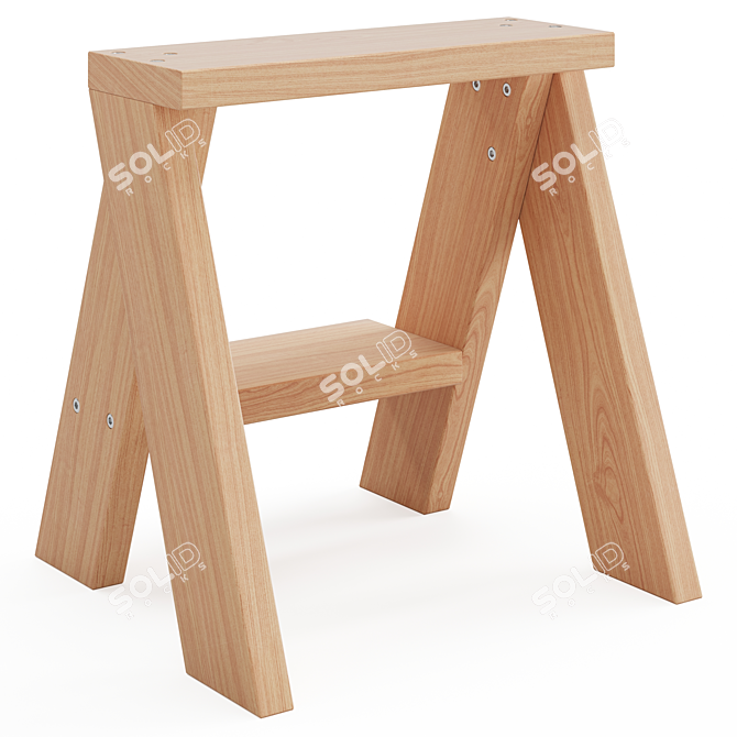 AA Step Stool: Compact & Versatile 3D model image 6