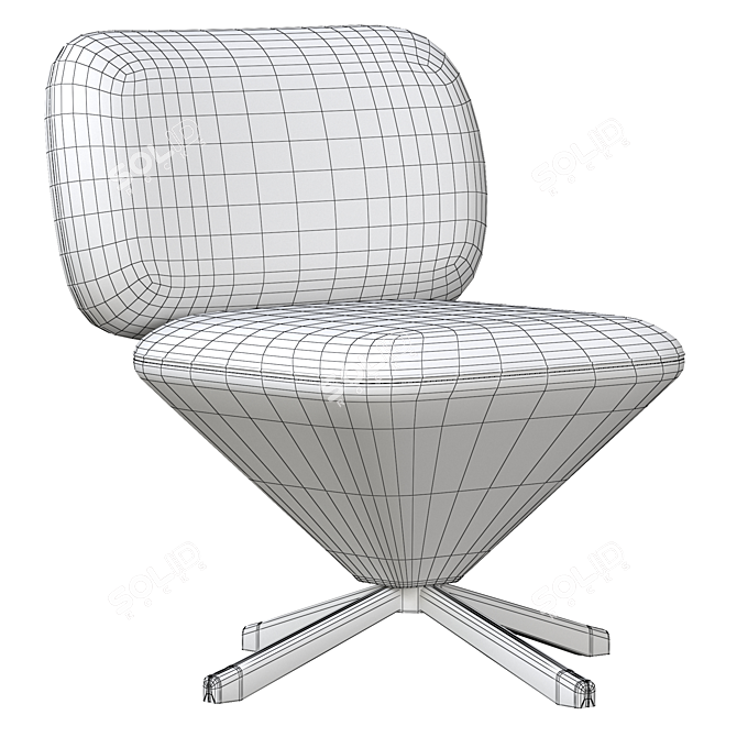 Modern Tortuga Sancal Armchair 3D model image 5