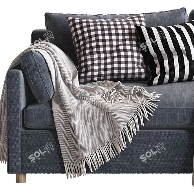 West Elm Marin Corner Sofa 3D model image 3