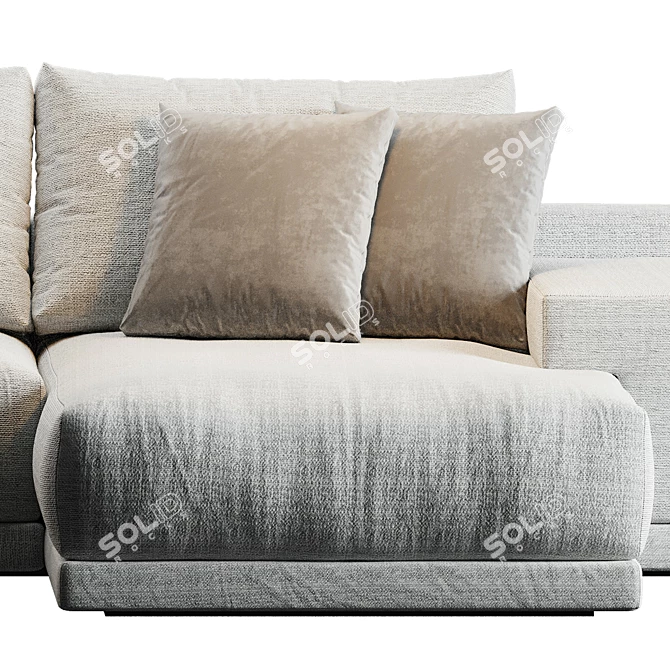 Piet Boon DERK Sofa: Modern Luxury in 460 cm 3D model image 6