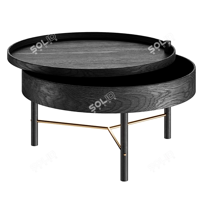 Transforming Table: Innovative Design 3D model image 2