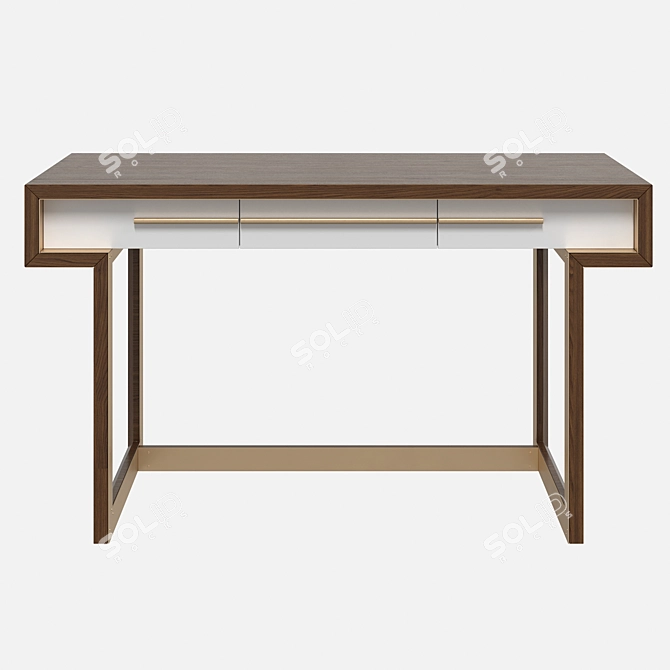 Natalia Writing Desk - Minimalist Design & Perfect Size 3D model image 1