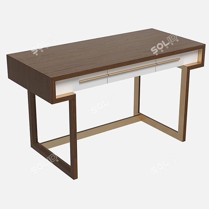 Natalia Writing Desk - Minimalist Design & Perfect Size 3D model image 2