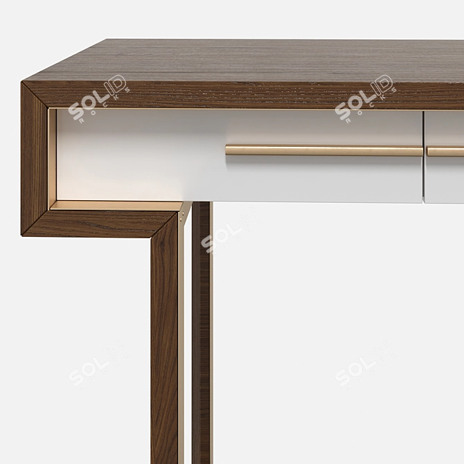 Natalia Writing Desk - Minimalist Design & Perfect Size 3D model image 4