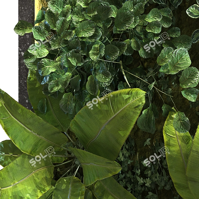 Green Haven Vertical Garden Set 3D model image 3