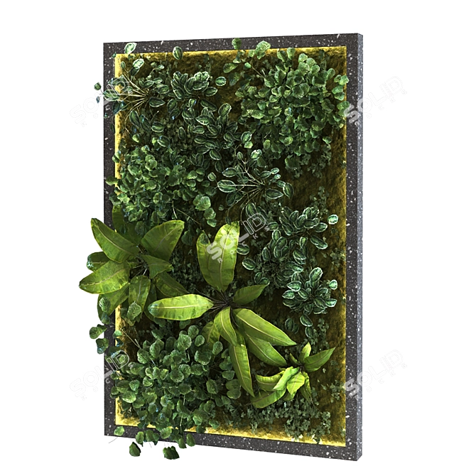 Green Haven Vertical Garden Set 3D model image 4