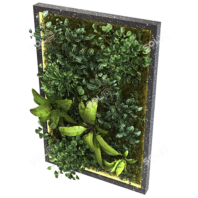 Green Haven Vertical Garden Set 3D model image 5