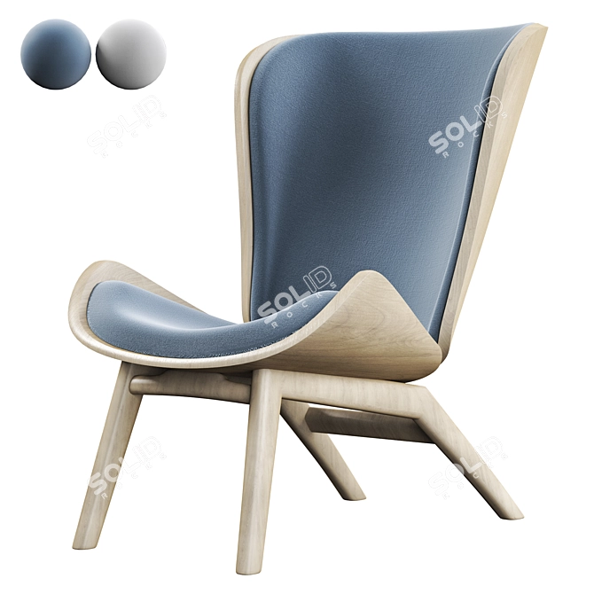 Comfortable & Stylish: THE READER Armchair 3D model image 1