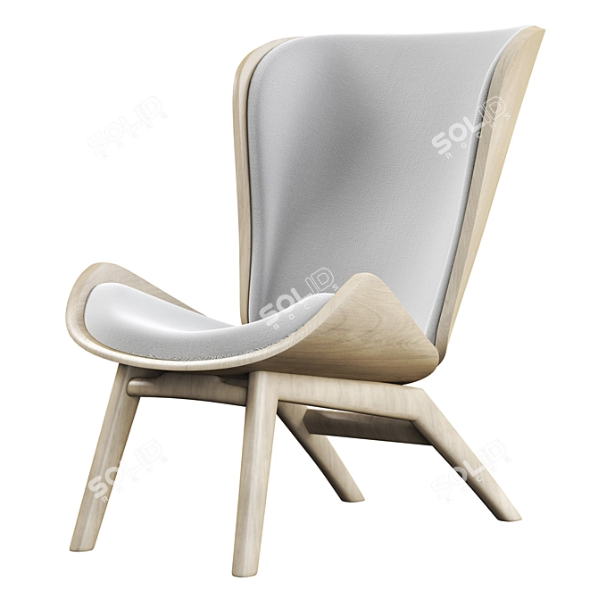 Comfortable & Stylish: THE READER Armchair 3D model image 5