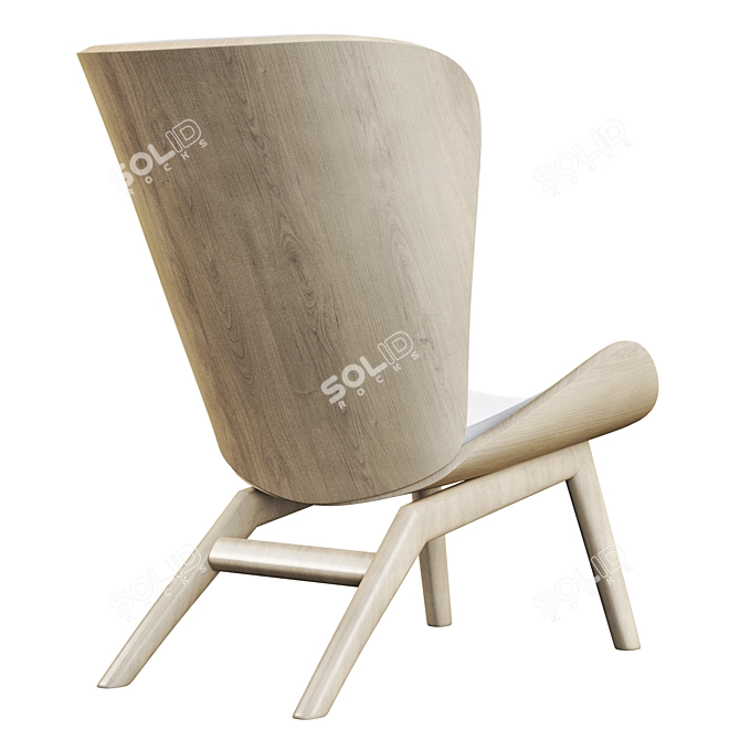 Comfortable & Stylish: THE READER Armchair 3D model image 6