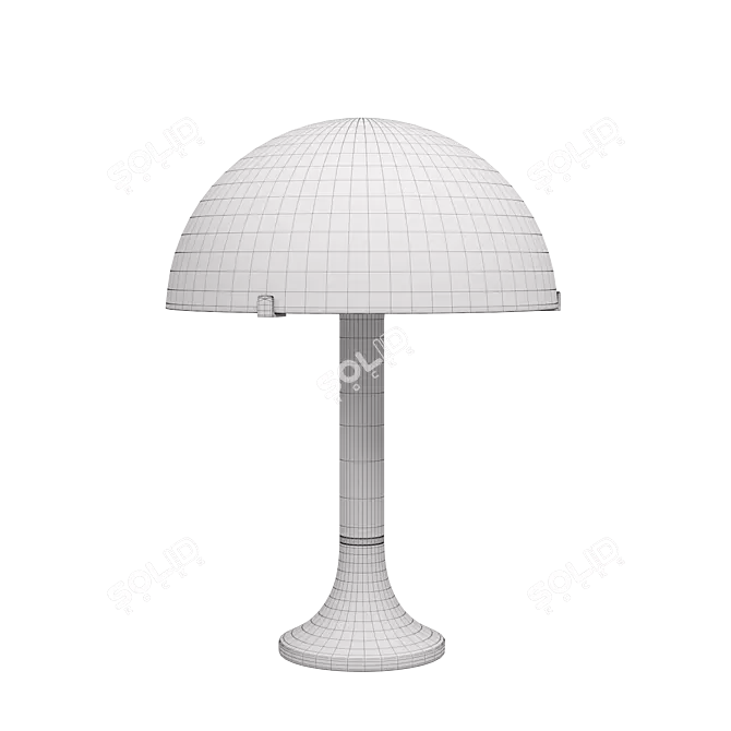 Elegant Bloomsbury Table Lamp 3D model image 3