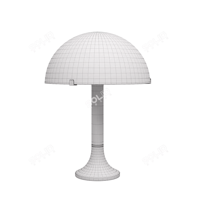 Elegant Bloomsbury Table Lamp 3D model image 4