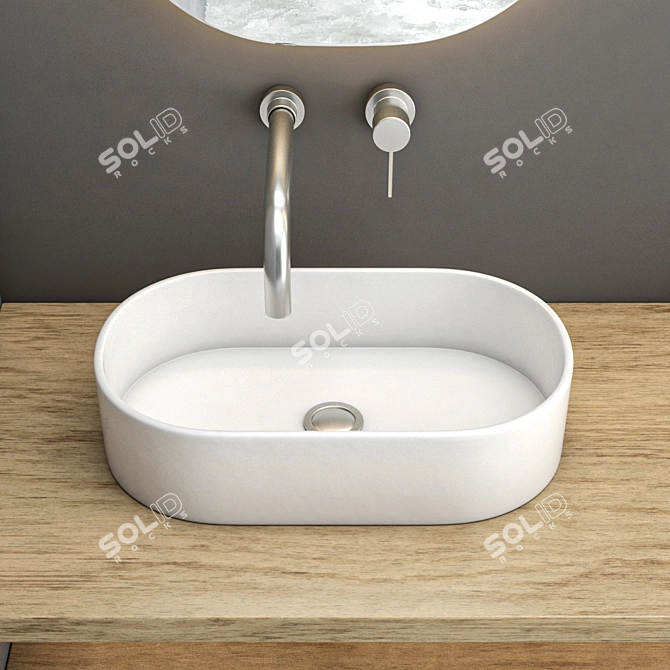 15-Piece Bathroom Set: Vray + Corona, 3ds Max 2017 3D model image 4